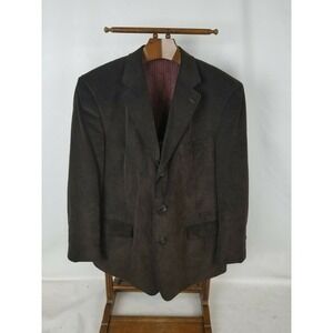 Hasper MensVonmaur Suede Brown Sport Coat Jacket Size 46R